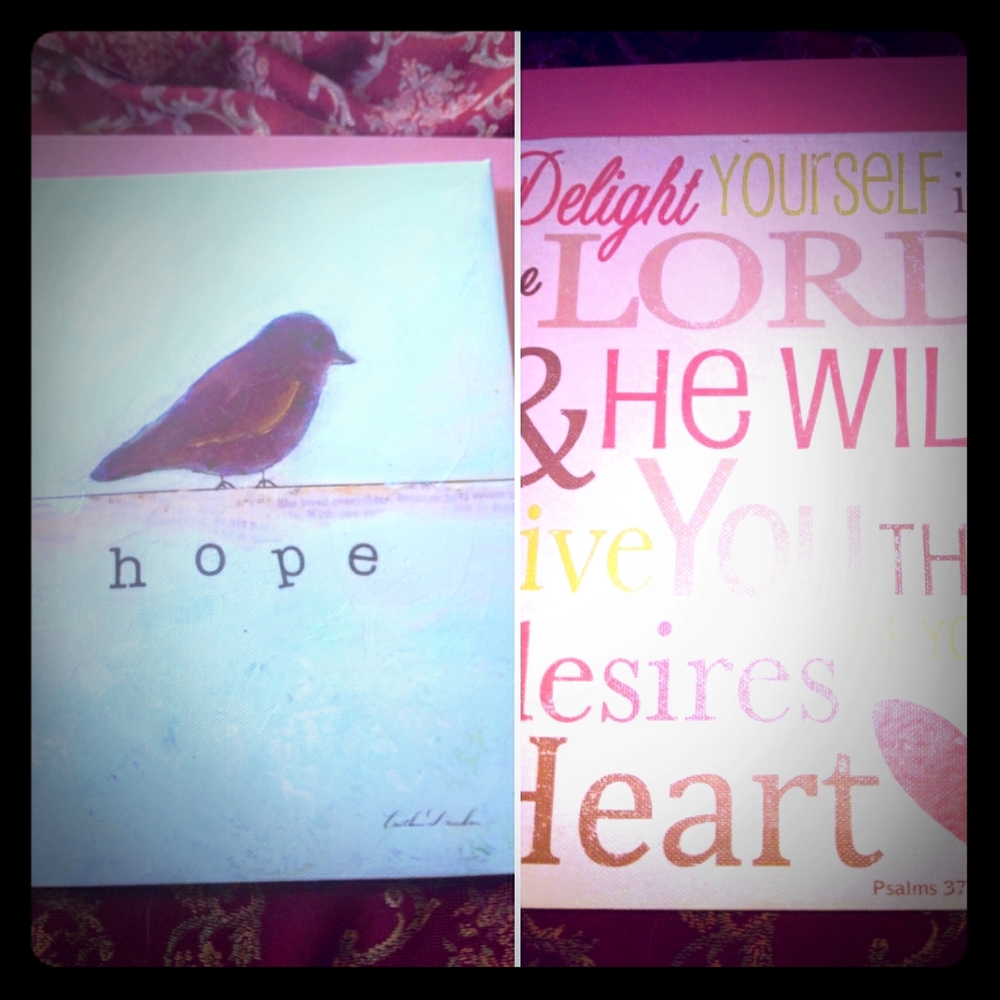 2 Inspirational Wall Art prints, Brand New